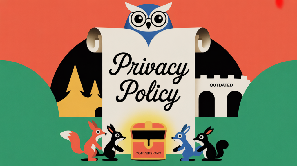 Website Trust Basics: Why Privacy Policies Matter More Than You Think 1 whimsical fable style illustration for a tncEZW9NT4iNVz9tTjgtUQ 08V9rVTTSr dLdKtCPImOg