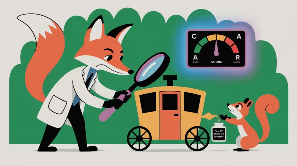 The CAR Score Marketing Diagnostic 1 fable style a sophisticated cartoon fox NQ E7F9iSTaJCPuMbaXfYQ YHoecZsOQ9SYp2RNuaiVqQ cover